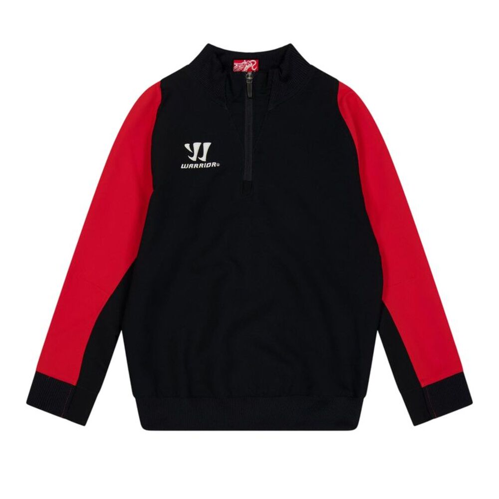 Warrior Childrens/Kids Colour Block Quarter Zip Track Top / Black